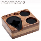 Normcore Compact Espresso Tamping Station 58mm, walnut